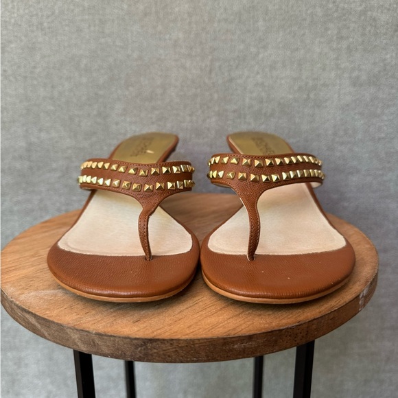 MICHAEL Michael Kors Alexi Thong Heeled Sandals Size 7 - Picture 3 of 12
